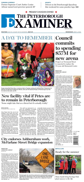 Cover of The Peterborough Examiner