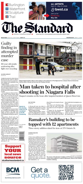 Cover of The Standard (St. Catharines)