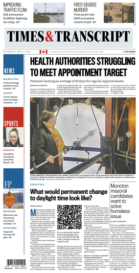 Cover of Times & Transcript