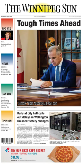 Cover of Winnipeg Sun