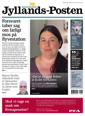 Cover of Jyllands-Posten