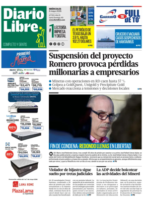 Cover of Diario Libre (Republica Dominicana)