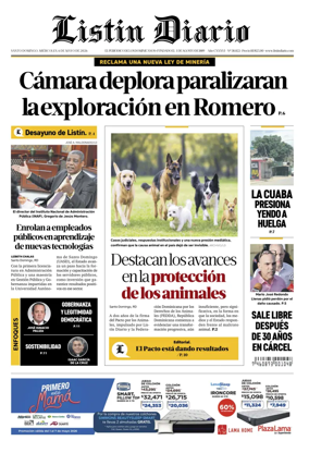 Cover of Listin Diario