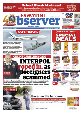 Cover of Eswatini Observer