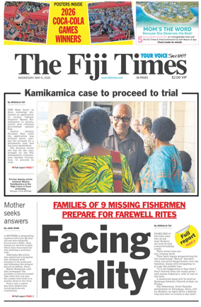 Cover of The Fiji Times