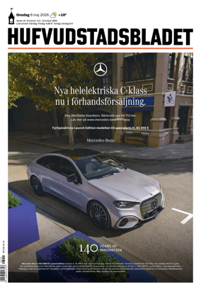 Cover of Hufvudstadsbladet