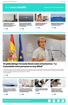 Cover of Euronews Health (Spanish) Compiled Edition