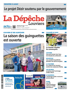 Cover of La Depeche Louviers