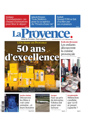 Cover of La Provence Salon-de-Provence / Pays salonais