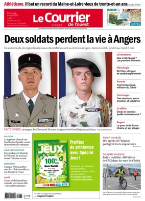 Cover of Le Courrier de l’Ouest (Cholet)