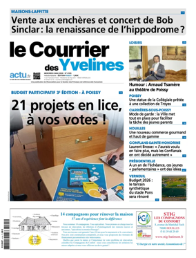 Cover of Le Courrier des Yvelines (Poissy)