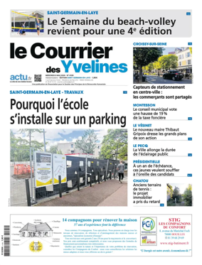 Cover of Le Courrier des Yvelines (Saint-Germain-en-Laye)