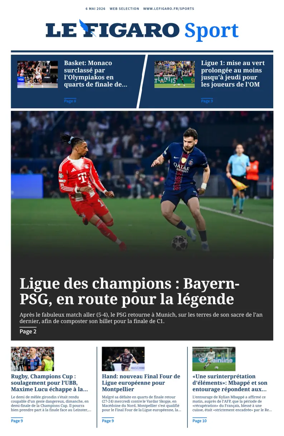 Cover of Le Figaro Sport