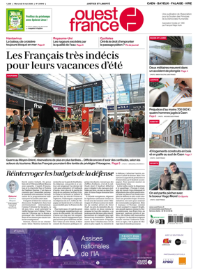 Cover of Ouest France (Caen - Bayeux - Falaise - Vire)
