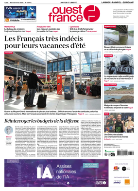 Cover of Ouest-France (Lannion / Paimpol / Guingamp)