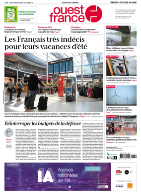 Cover of Ouest France (Redon / Pays de Vilaine)