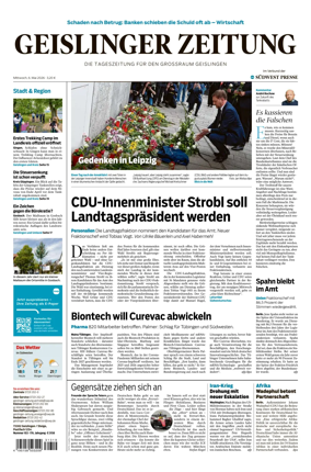 Cover of Geislinger Zeitung