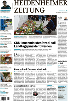 Cover of Heidenheimer Zeitung