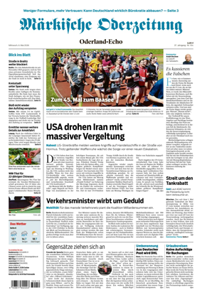 Cover of Markische Oderzeitung Oderland-Echo
