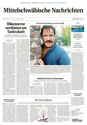 Cover of Mittelschwaebische Nachrichten