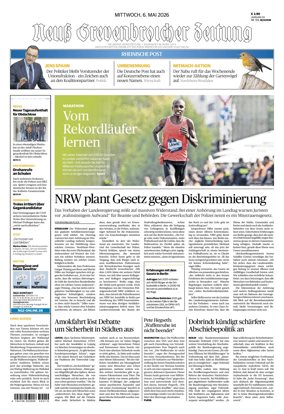Cover of Neuss-Grevenbroicher Zeitung Neuss
