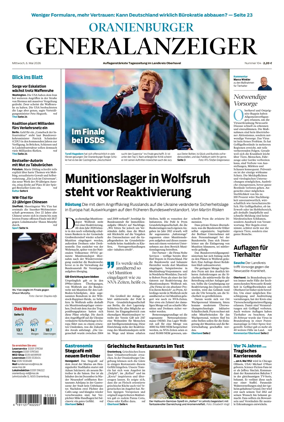 Cover of Oranienburger Generalanzeiger