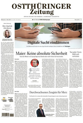 Cover of Ostthuringer Zeitung (Gera)
