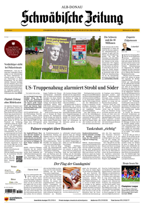 Cover of Schwabische Zeitung (Alb-Donau)