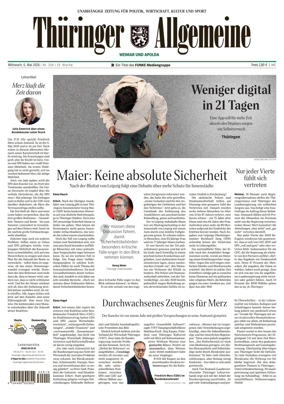 Cover of Thuringer Allgemeine (Apolda)