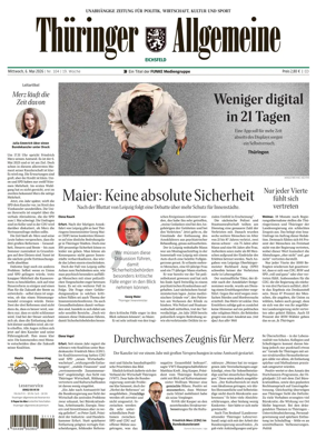 Cover of Thuringer Allgemeine (Eichsfeld)
