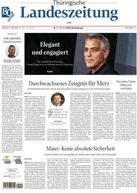 Cover of Thuringische Landeszeitung (Jena)