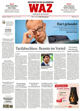 Cover of Westdeutsche Allgemeine Zeitung (Dortmund-Sud II)
