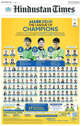 Cover of Hindustan Times (Gurgaon)