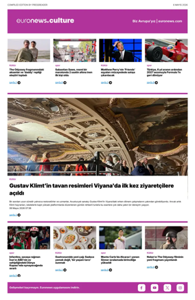Cover of Euronews Culture and Sport (Turkish) Compiled Edition