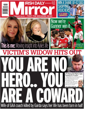 Cover of Irish Daily Mirror