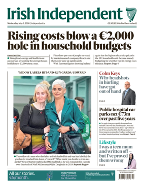 Cover of Irish Independent