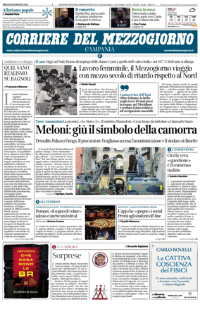 Cover of Corriere del Mezzogiorno (Campania)