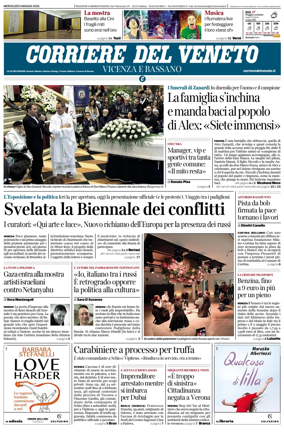 Cover of Corriere del Veneto (Vicenza e Bassano)