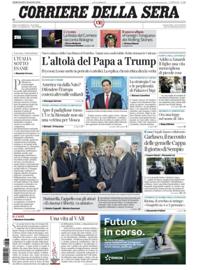 Cover of Corriere della Sera