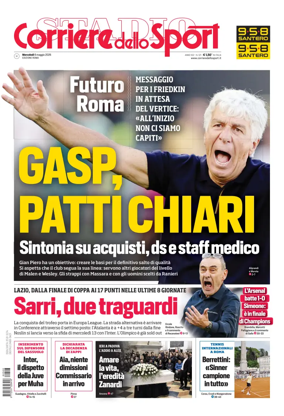 Cover of Corriere dello Sport (Lazio)