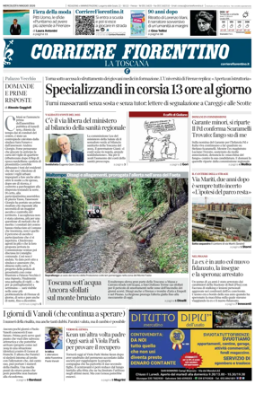 Cover of Corriere Fiorentino