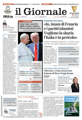 Cover of Il Giornale (Italy)