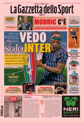 Cover of La Gazzetta dello Sport - Napoli