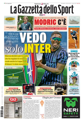 Cover of La Gazzetta dello Sport - Roma