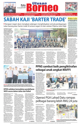 Cover of Utusan Borneo (Sabah)