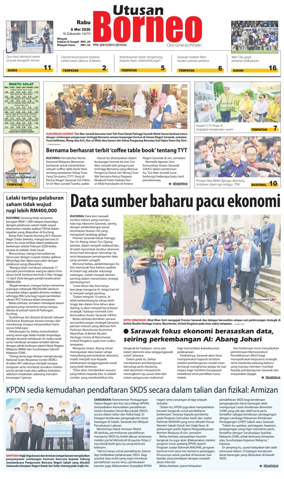 Cover of Utusan Borneo (Sarawak)