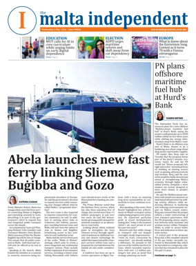 Cover of Malta Independent