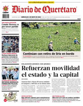 Cover of Diario de Queretaro