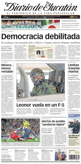 Cover of Diario de Yucatan