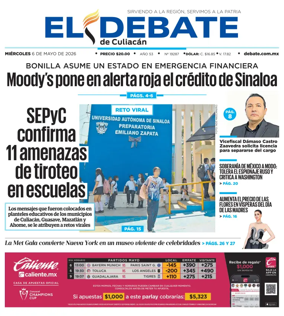 Cover of El Debate de Culiacan